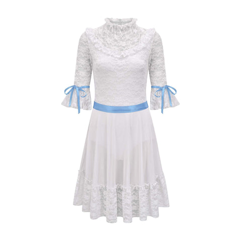 'Clara's Dream' White Lace Character Dance Dress
