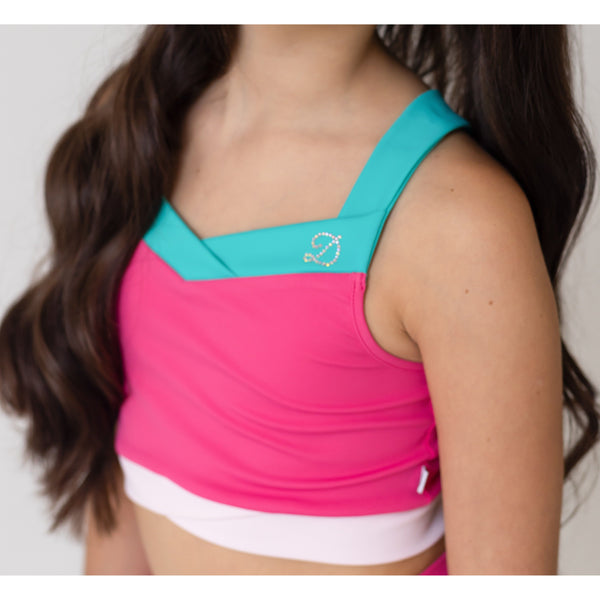 D by Dolly Cross Over Fushia Kids Gymset