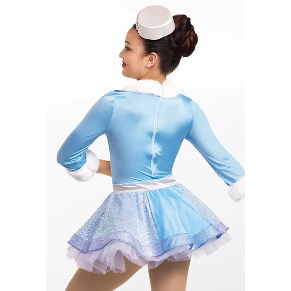 Weissman ‘Winter Wonderland’ Ice Blue Faux Fur Christmas Dance Costume