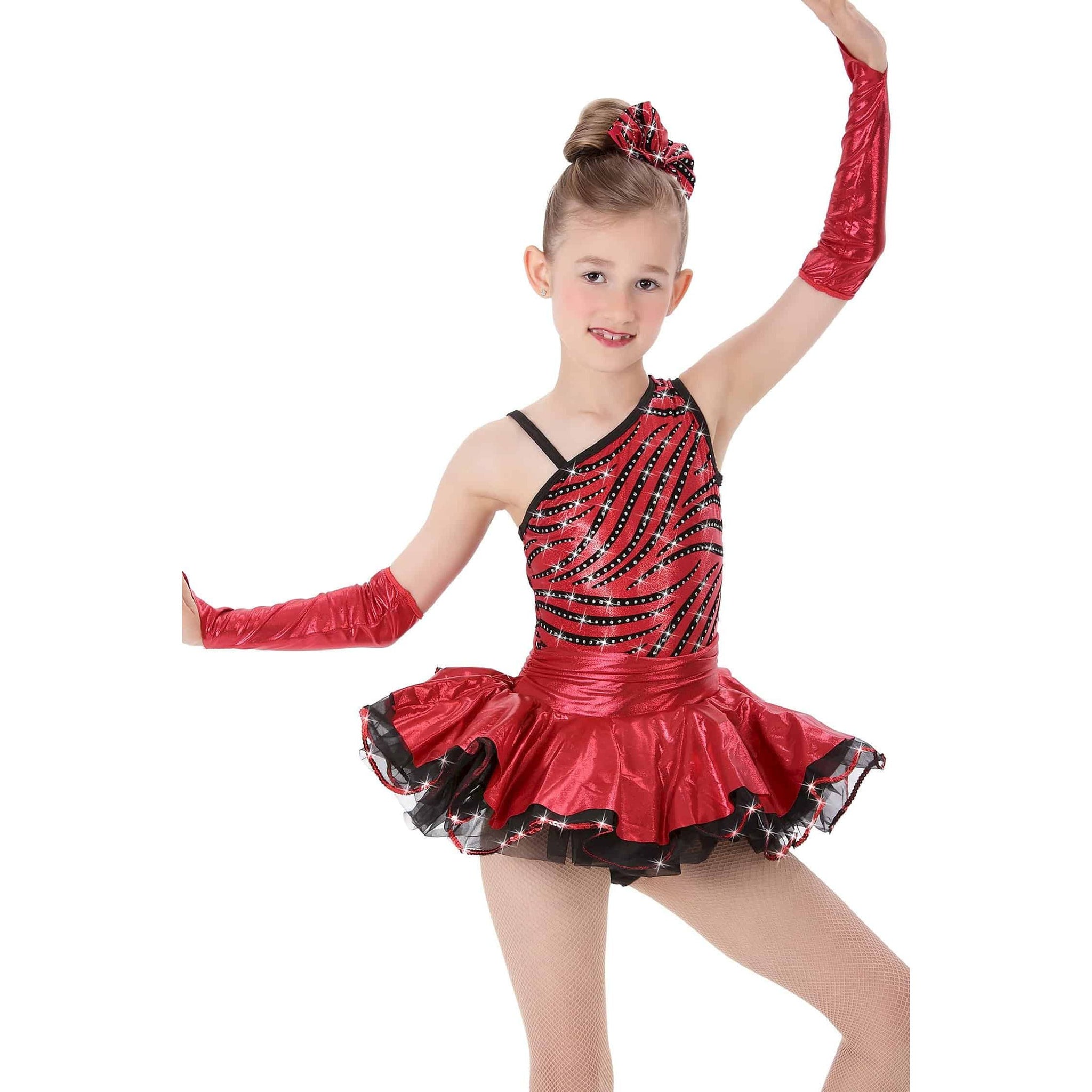 'She's Like No Other' Red & Black Dance Costume