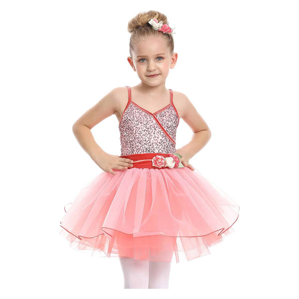De La Diva ‘For my Mum’ Soft Pink and Peach Tutu Jazz & Tap Dance Costume