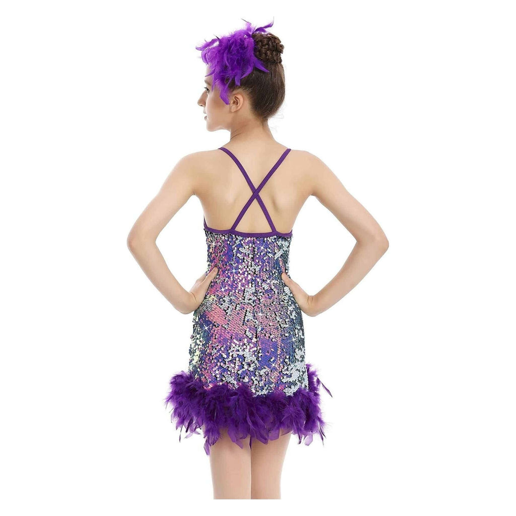 'Ultra Violet' Jazz & Tap Dance Costume – Blackfeather Dancewear