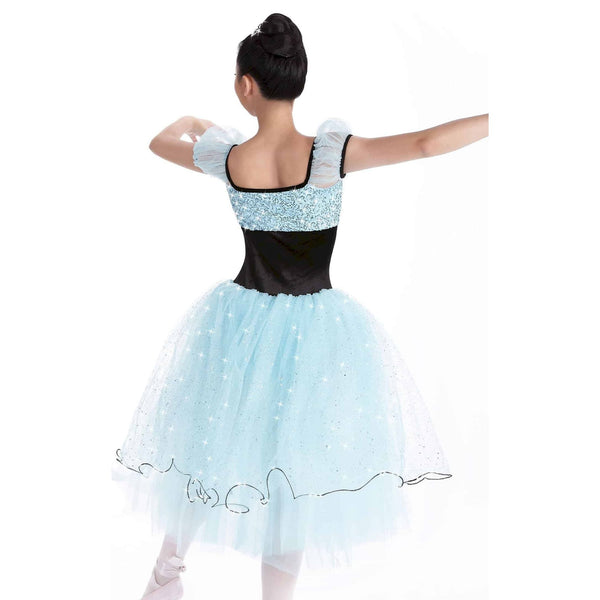 ‘Once Upon a Waterfall’ Light Blue Ballet Tutu Dance Costume
