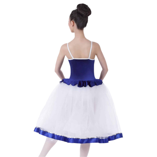 ‘Belle’ Royal Blue Romantic Tutu Ballet Dance Costume