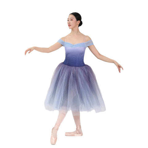 ‘Nightfall’ Blue Ombre Ballet Tutu Dance Costume