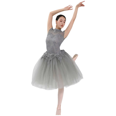 grey ballet dress Ballet tutu Sleeping beauty grey color Dancelab