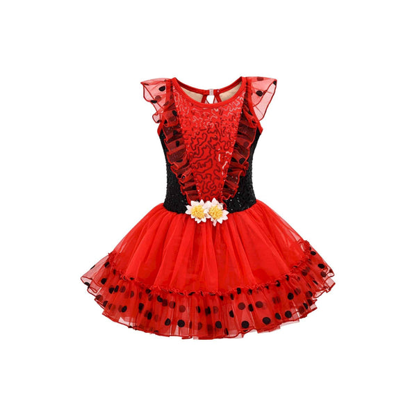De La Diva ‘Lady Bug’ Red Ladybird Character Dance Costume