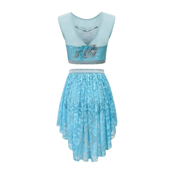 ‘Unto the Sea’ Blue Two Piece Lyrical Dance Costume