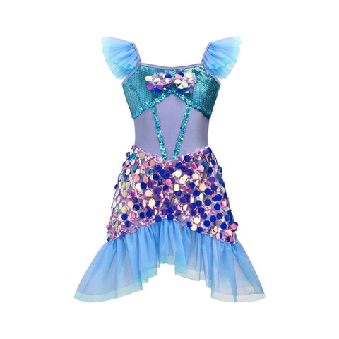 ‘Miss Mermaid’ Aquamarine Sequin Character Dance Costume
