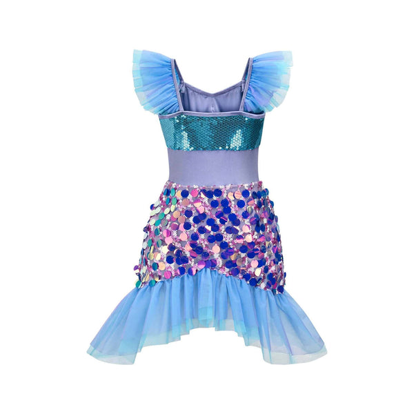 ‘Miss Mermaid’ Aquamarine Sequin Character Dance Costume