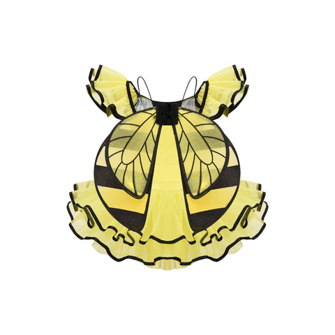 De La Diva ‘Queen Bee’ Yellow & Black Sequin Tutu Dance Costume