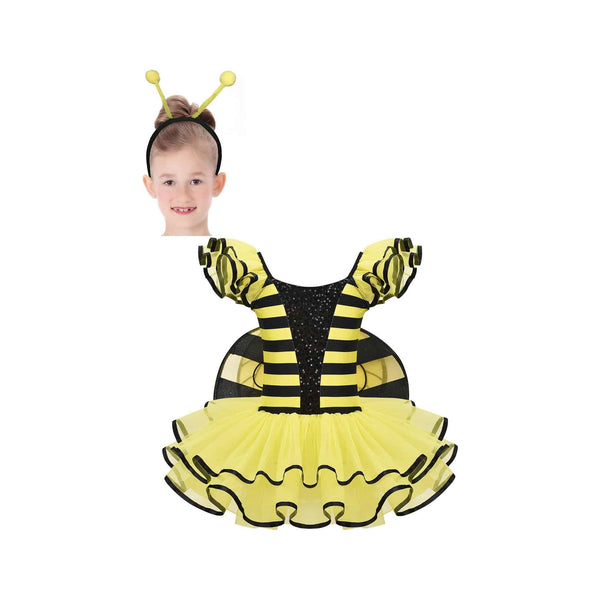 De La Diva ‘Queen Bee’ Yellow & Black Sequin Tutu Dance Costume