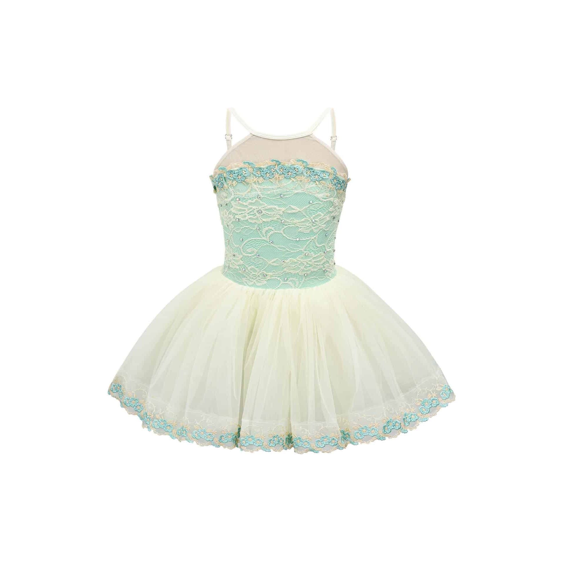 ‘Angelic Presence’ Mint Green & Cream Tutu Ballet Costume