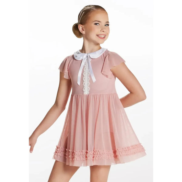 Weissman 'Head Above Water' Ruffle Hem Dance Dress