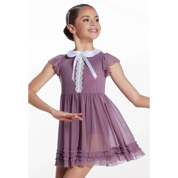 Weissman 'Head Above Water' Ruffle Hem Dance Dress