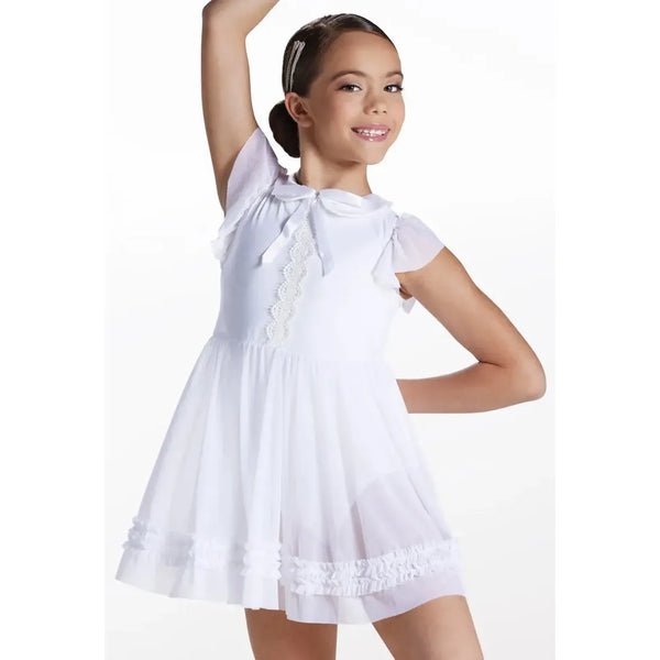 Weissman 'Head Above Water' Ruffle Hem Dance Dress