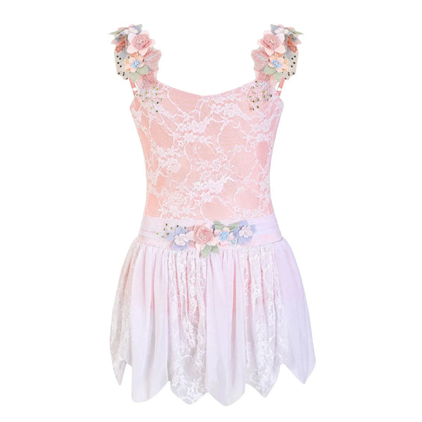 De La Diva ‘Dolly Daydream’ Pale Pink Lyrical Ballet Dance Costume
