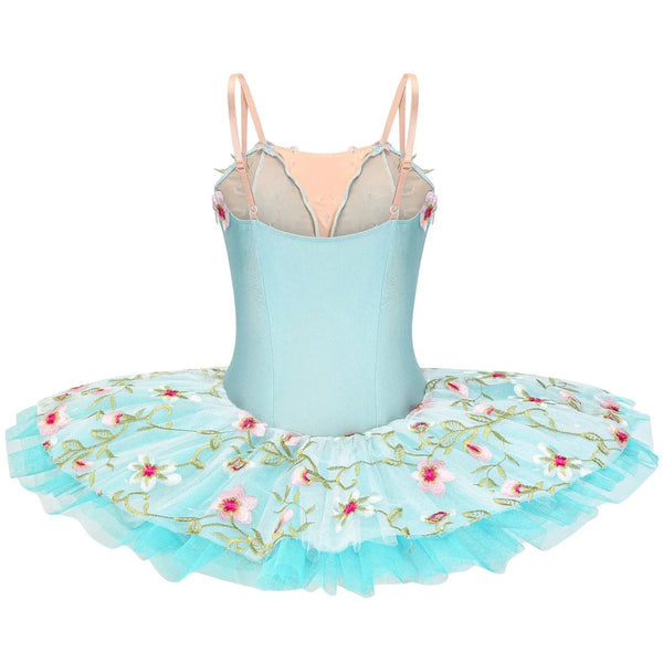 De La Diva ‘Floral Wonder’ Pale Blue Ballet Dance Tutu