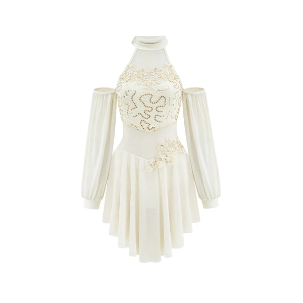 De La Diva ‘Pure Intentions’ Ivory Two-Piece Lyrical Dance Costume
