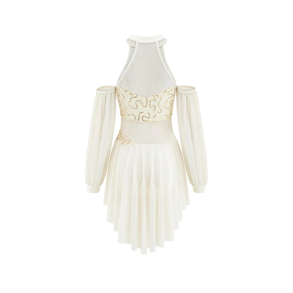 De La Diva ‘Pure Intentions’ Ivory Two-Piece Lyrical Dance Costume