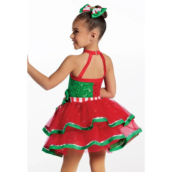 Weissman 'Underneath The Tree' Sequin Holiday Present Dress Dance Costume