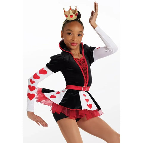 Weissman Velvet Queen of Hearts-Inspired Dance Costume