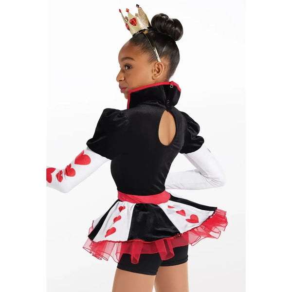 Weissman Velvet Queen of Hearts-Inspired Dance Costume