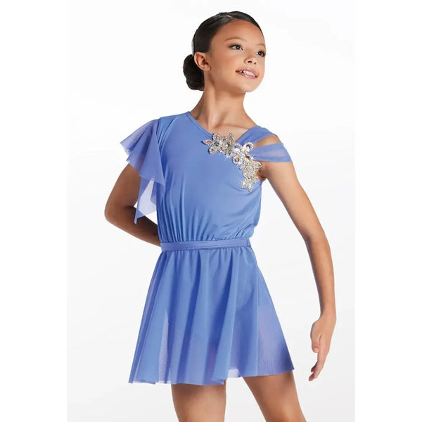 Weissman 'Fathers and Daughters' Wrap Shoulder Dress Lyrical Dance Costume