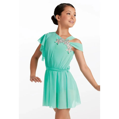 Weissman 'Fathers and Daughters' Wrap Shoulder Dress Lyrical Dance Costume