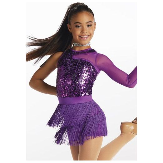 Weissman Showtime Collection 'Roxie' Dance Costume - Red or Purple