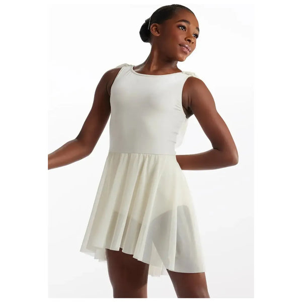 Weissman 'Lost On You' Cowl Back Drape Lyrical Dance Dress