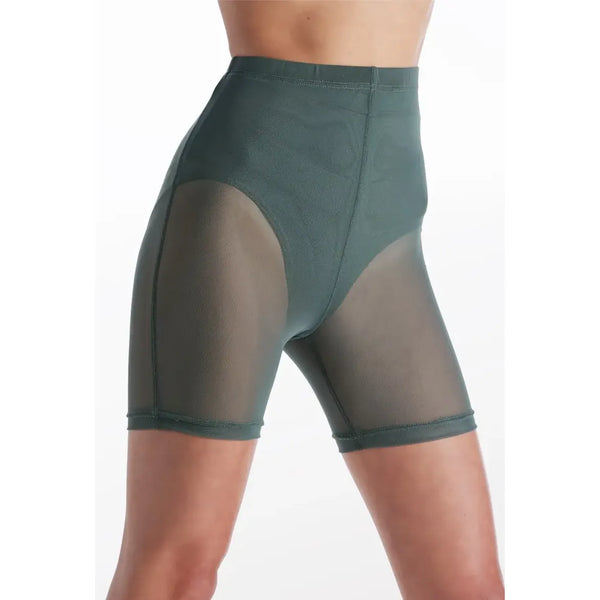 Weissman Mesh Longline Short Power Mesh Dancewear
