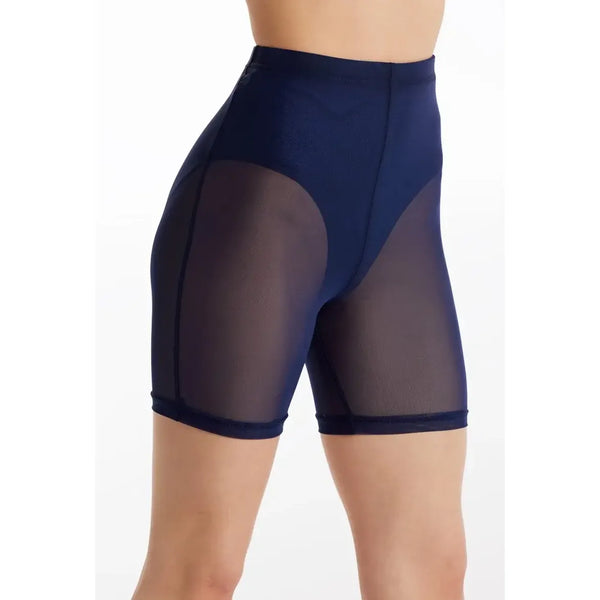 Weissman Mesh Longline Short Power Mesh Dancewear