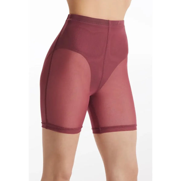 Weissman Mesh Longline Short Power Mesh Dancewear