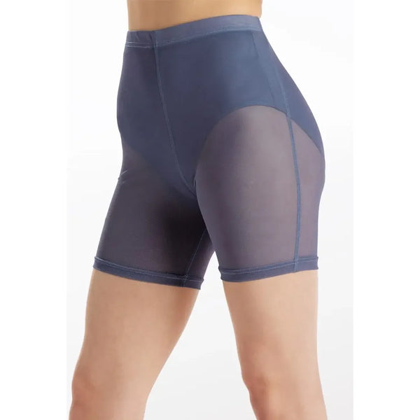 Weissman Mesh Longline Short Power Mesh Dancewear
