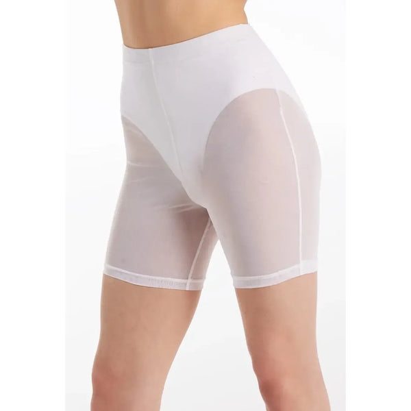 Weissman Mesh Longline Short Power Mesh Dancewear