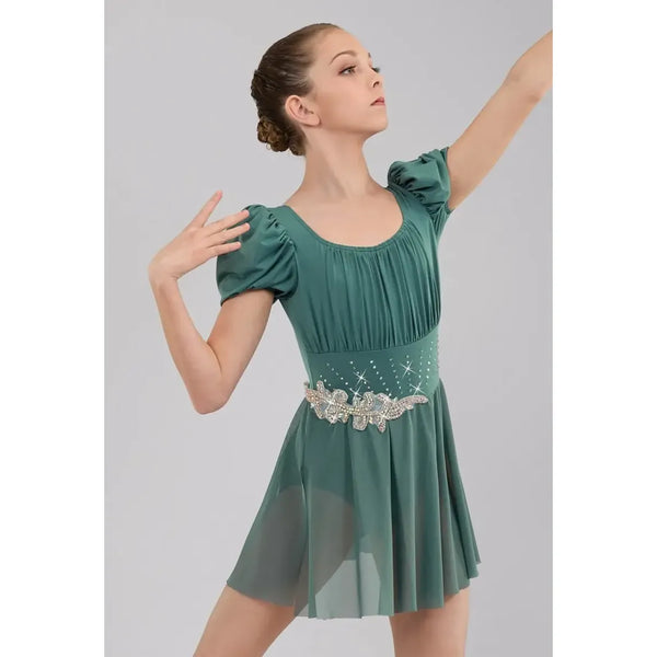 Weissman ‘Right On Time’ Crystal Babydoll Dance Dress