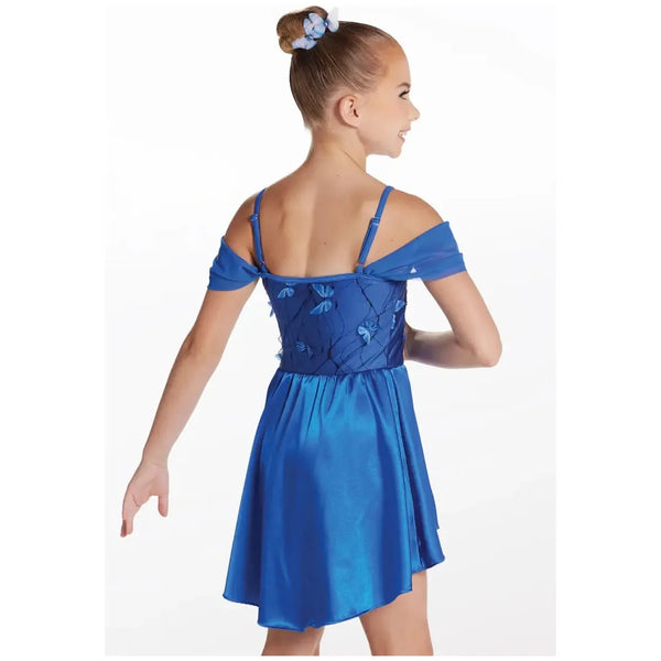 'What I Did For Love' Butterfly Mesh Off Shoulder Lyrical Dance Dress