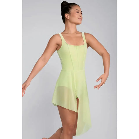 Weissman 'Chasing The Light' Velvet Split Skirt Dress Dance Costume