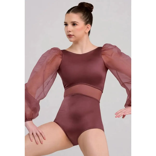 Weissman 'We’ll Be Fine' Poet Sleeve Dance Leotard
