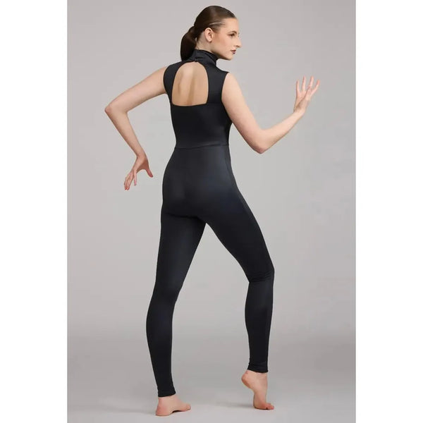 Weissman 'Dancing In The Flames' Elite Bold Stripe Dance Catsuit Unitard