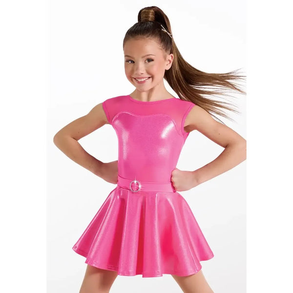 Weissman ‘Diamond In The Sun’ Metallic Skater Dress Dance Costume