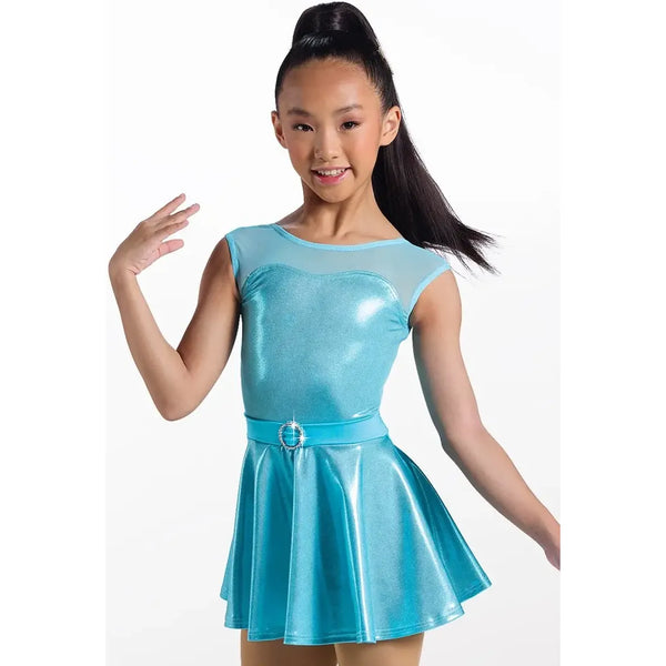 Weissman ‘Diamond In The Sun’ Metallic Skater Dress Dance Costume