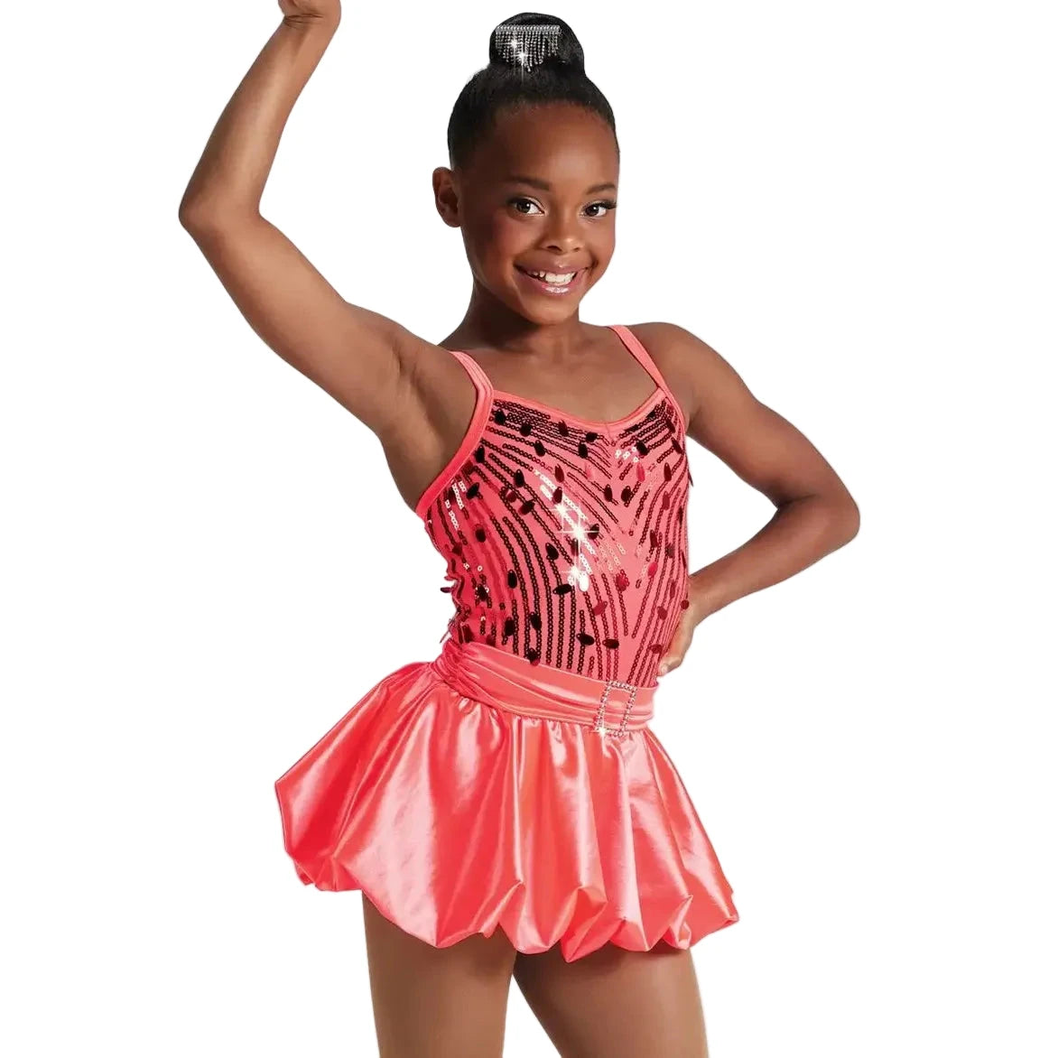 Weissman 'Hold Me Closer' Sequin & Bubble Skirt Dance Dress