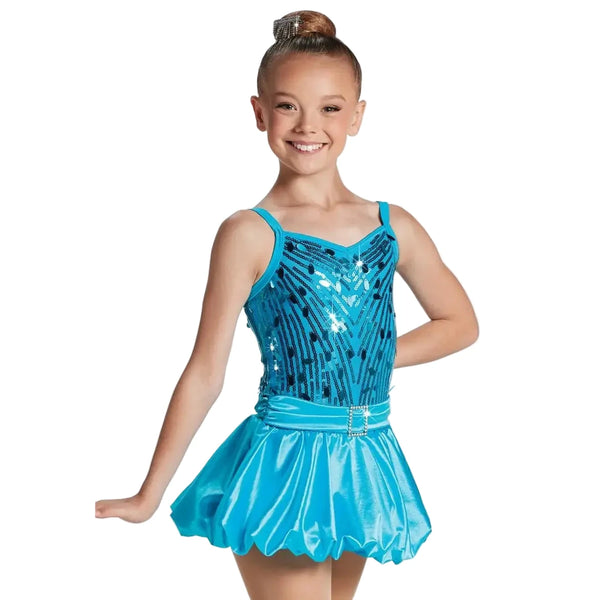 Weissman 'Hold Me Closer' Sequin & Bubble Skirt Dance Dress