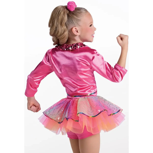 Weissman 'Starships’ Rainbow Sequin Jacket & Dress Dance Costume