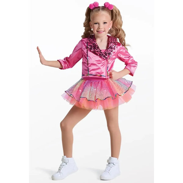 Weissman 'Starships’ Rainbow Sequin Jacket & Dress Dance Costume