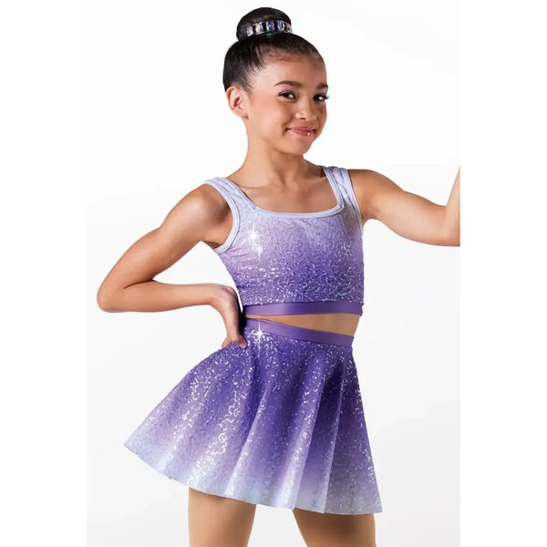 Weissman ‘Blank Space’ Ombré Sequin Dance Costume Set