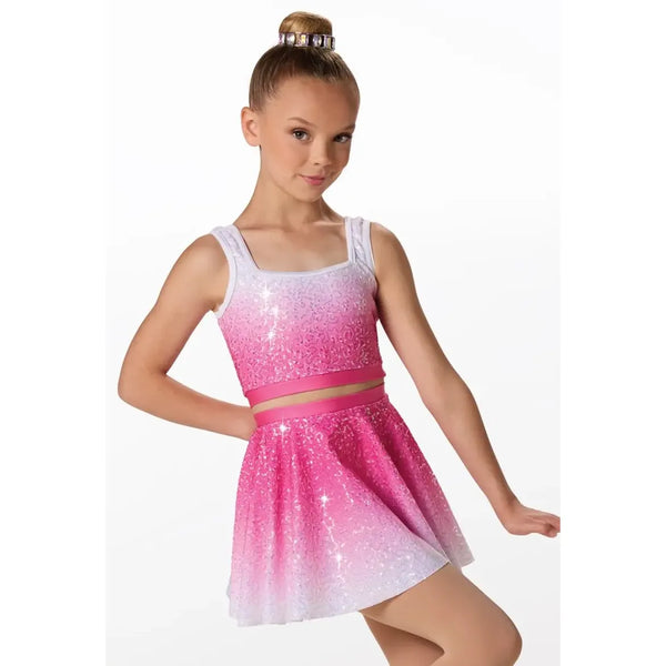 Weissman ‘Blank Space’ Ombré Sequin Dance Costume Set