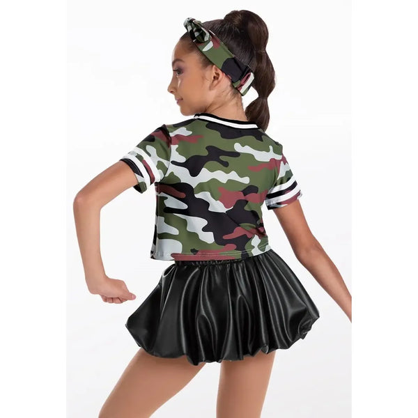 Weissman 'Breakout' Ombré Sporty Tee & Dress Commercial Dance Costume